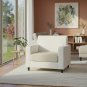 Anyhouz White Polyester Sofa Cover, Thick Stretchable, 1Pc, 45â60cm