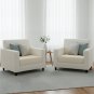 Anyhouz White Polyester Sofa Cover, Thick Stretchable, 1Pc, 45â60cm