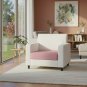 Anyhouz Old Rose Polyester Sofa Cover, Thick Stretchable, 1Pc, 160â185cm x 85â105cm