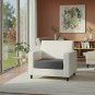 Anyhouz Dark Gray Polyester Sofa Cover, Thick Stretchable, 1Pc, 130â160cm
