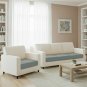Anyhouz Cypress Green Polyester Sofa Cover, Thick Stretchable, 1Pc, Back Cushion