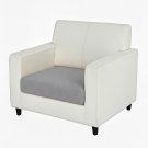 Anyhouz Gray Polyester Sofa Cover, Thick Stretchable, 1Pc, 90–130cm