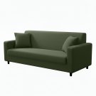 Anyhouz 3-Seater Sofa Cover, Plain Army Green, Elastic Stretch, Slipcover Anyhouz 3-Seater Sofa Cover, Plain Army Green, Elastic Stretch, Slipcover