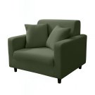 Anyhouz 1-Seater Sofa Cover, Plain Army Green, Elastic Stretch, Slipcover Anyhouz 1-Seater Sofa Cover, Plain Army Green, Elastic Stretch, Slipcover