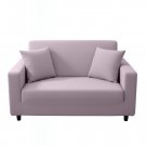 Anyhouz 2-Seater Sofa Cover, Plain Light Purple, Elastic Stretch, Slipcover Anyhouz 2-Seater Sofa Cover, Plain Light Purple, Elastic Stretch, Slipcover