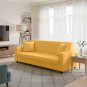 Anyhouz 3-Seater Sofa Cover, Plain Yellow, Elastic Stretch, Slipcover