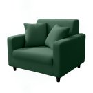 Anyseat 1-Seater Sofa Cover, Plain Green, Elastic Stretch, Protective Slipcover