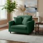 Anyseat 1-Seater Sofa Cover, Plain Green, Elastic Stretch, Protective Slipcover