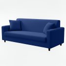 Anyhouz 3-Seater Sofa Cover, Plain Royal Blue, Elastic Stretch, Slipcover Anyhouz 3-Seater Sofa Cover, Plain Royal Blue, Elastic Stretch, Slipcover