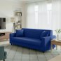 Anyhouz 3-Seater Sofa Cover, Plain Royal Blue, Elastic Stretch, Slipcover