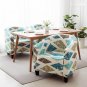 Anyseat Chair Cover Multicolor Diamond Print Dust Proof Tub Slipcover Home Decor