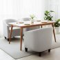 Anyseat Chair Cover Light Gray Plain Dust Proof Tub Slipcover Home Decor