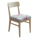 Anyseat Chair Cover, Light Blue Pink Flower Print, Stretch, Washable, Removable