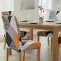 Anyseat Chair Cover Multicolor Geometric Pattern Elastic Slipcover Dining Decor