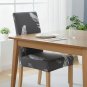 Anyseat Chair Cover Dark Gray Leaf Print Elastic Slipcover Dining Decor