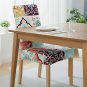 Anyseat Chair Cover White Floral Print Elastic Slipcover Dining Decor