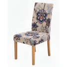 Anyseat Chair Cover Beige Floral Print Elastic Slipcover Dining Decor