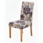 Anyseat Chair Cover Beige Floral Print Elastic Slipcover Dining Decor