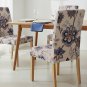 Anyseat Chair Cover Beige Floral Print Elastic Slipcover Dining Decor