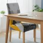 Anyseat Chair Cover Yellow Gray Abstract Print Elastic Slipcover Dining Decor