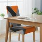 Anyseat Chair Cover Orange Gray Geometric Design Elastic Slipcover Dining Decor