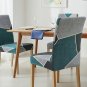 Anyseat Chair Cover, Blue Green Pattern, Elastic, Anti-Dirt, Dining & Events
