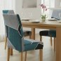 Anyseat Chair Cover, Blue Green Pattern, Elastic, Anti-Dirt, Dining & Events