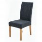 Anyseat Chair Cover Dark Gray Plain Scratch Design Elastic Slipcover Dining Decor
