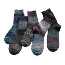 Anyfootwear 5 Pairs Size 5-11 Fashion Socks High Quality Colorful Cotton for Men Anyfootwear 5 Pairs Size 5-11 Fashion Socks High Quality Colorful Cotton for Men