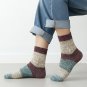 Anyfootwear 5 Pairs Size 5-11 Fashion Socks High Quality Colorful Cotton for Men