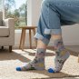 Anyfootwear 5 Pairs Grey Socks, Size 5&acirc;��9, Cotton, Long Casual Office Sports