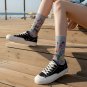 Anyfootwear 5 Pairs Grey Socks, Size 5&acirc;��9, Cotton, Long Casual Office Sports