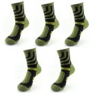 Anyfootwear 5 Pairs Green Socks, Size 5–11, Cotton Compression, Formal & Trekking Anyfootwear 5 Pairs Green Socks, Size 5–11, Cotton Compression, Formal & Trekking
