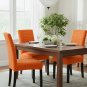 Anyseat Chair Cover, Orange Triangular Design, Elastic, Dining & Event Use