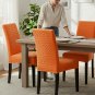 Anyseat Chair Cover, Orange Triangular Design, Elastic, Dining & Event Use