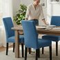 Anyseat Chair Cover, Blue Triangular Design, Elastic, Dining & Event Use