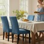 Anyseat Chair Cover, Blue Triangular Design, Elastic, Dining & Event Use