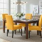 Anyseat Chair Cover, Yellow, Elastic, Waterproof, Anti-Dirt, Dining & Event Use