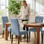 Anyseat Chair Cover, Light Blue, Elastic, Waterproof, Anti-Dirt, Dining & Event Use