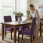 Anyseat Chair Cover, Purple, Elastic, Waterproof, Anti-Dirt, Dining & Event Use