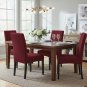 Anyseat Chair Cover, Red, Elastic, Waterproof, Anti-Dirt, Dining & Event Use