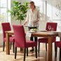 Anyseat Chair Cover, Red, Elastic, Waterproof, Anti-Dirt, Dining & Event Use