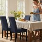 Anyseat Navy Chair Cover, Elastic Waterproof, Anti-Dirt, Dining & Banquet