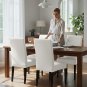Anyseat Chair Cover, White, Elastic, Waterproof, Anti-Dirt, Dining & Event Use
