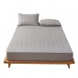 Anycozy Mattress Cover, Gray, Cotton, Quilted, Soft, Anti-Bacterial Protecto