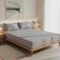 Anycozy Mattress Cover, Gray, Cotton, Quilted, Soft, Anti-Bacterial Protecto
