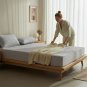 Anycozy Mattress Cover, Gray, Cotton, Quilted, Soft, Anti-Bacterial Protecto