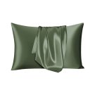 ANYHOUZ Mulberry Silk Pillowcase, Green, XL/L/S, Soft Smooth, Luxury Bedding ANYHOUZ Mulberry Silk Pillowcase, Green, XL/L/S, Soft Smooth, Luxury Bedding