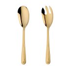 Anygleam Gold Giant Spoon & Fork Set – 2-Piece Stainless Steel