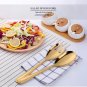 Anygleam Gold Giant Spoon & Fork Set â 2-Piece Stainless Steel